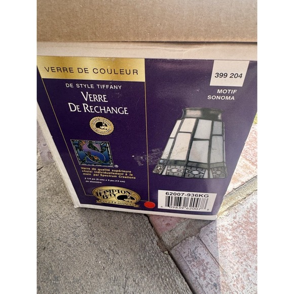 Tiffany Style Stained Glass Ceiling Chandelier Sconce Light Shade Arts & Craft - Picture 4 of 4